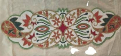Hawamahal Multicolor 90 cm Table Runner(Polyester)