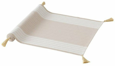 IKEA Beige 140 cm Reversible Table Runner(Cotton)