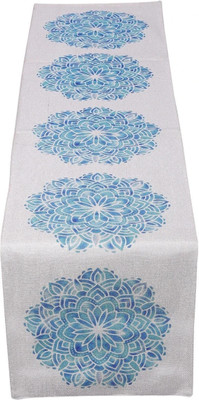 HOME9INE Blue 180 cm Table Runner(Polyester)