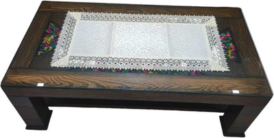 MONKDECOR Multicolor, White 83 cm Table Runner(Polyester)