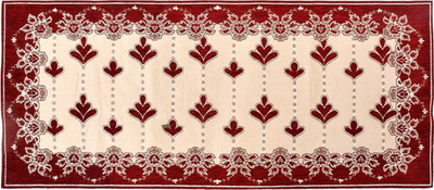 KUBER INDUSTRIES Maroon 90 cm Table Runner(Cotton)