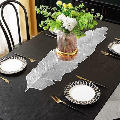 Romiz Silver 90 cm Table Runner(PVC)