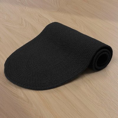 SIYA TEXTILES Black 91 cm Table Runner(Cotton)