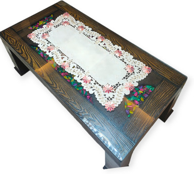 MONKDECOR Multicolor 84 cm Table Runner(Satin)