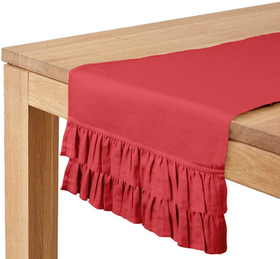 Vargottam Orange 35.56 cm Table Runner(Cotton)