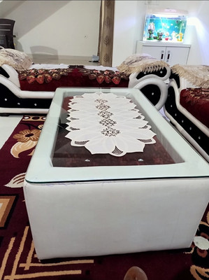 SHRI MAHAVIR IMPEX Beige 80 cm Table Runner(Lace)