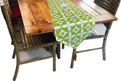 VIREO Multicolor 177 cm Table Runner(Polyester)