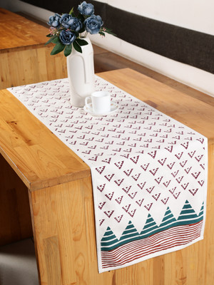 NUEVOSGHAR Beige, Multicolor 188 cm Table Runner(Canvas, Cotton)