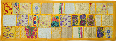 Handicraft Bazarr Yellow 152 cm Table Runner(Cotton)