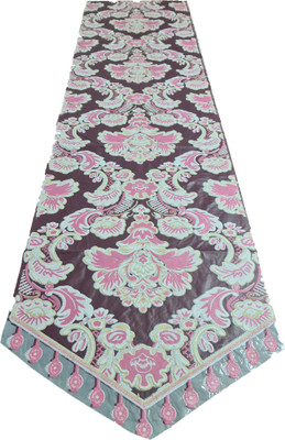 SHRI MAHAVIR IMPEX Multicolor 180 cm Table Runner(Vinyl)