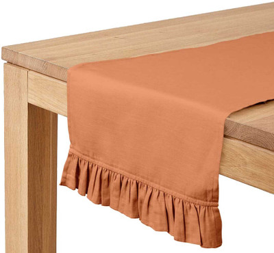 Vargottam Orange 182.88 cm Table Runner(Cotton)