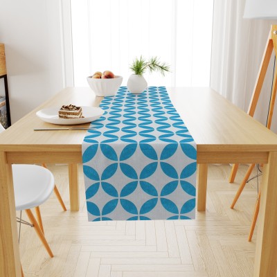 Flipkart SmartBuy Blue 182 cm Table Runner(Cotton)