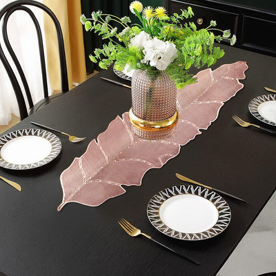 Groki Peach 90 cm Table Runner(PVC)