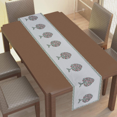Texstylers Multicolor 152.4 cm Table Runner(Canvas)