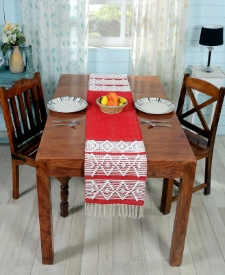 SLAZIE Red 183 cm Table Runner(Cotton)