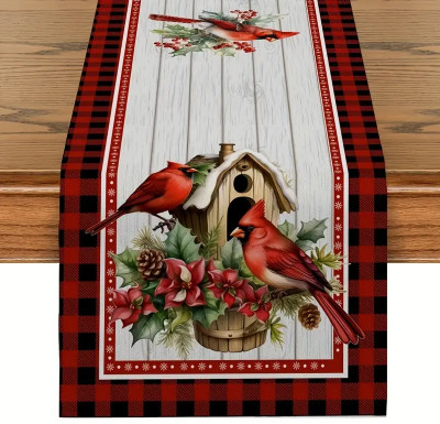 SUBHUSHA Multicolor 72 cm Table Runner(Polyester)