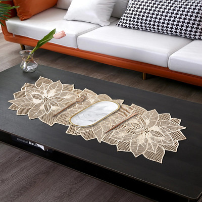 Castle Dcor Gold 91 cm Table Runner(PVC)