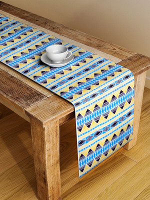 ZUKIODECOR Multicolor 183 cm Table Runner(Velvet)