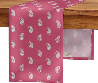 Vargottam Pink 152 cm Table Runner(Cotton)