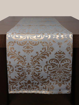 Home-The best is for you Blue 213 cm Table Runner(Cotton)