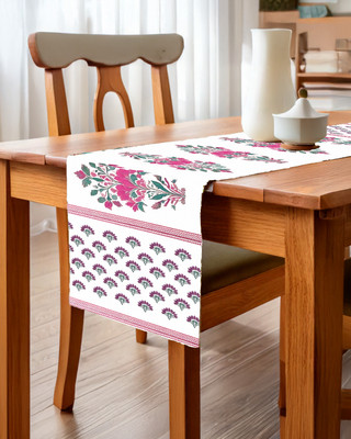 Ishro Home Multicolor 182.88 cm Table Runner(Polyester)