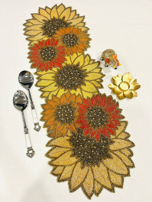 MFU-MADE FOR YOU Gold 91.44 cm Table Runner(Polyester)