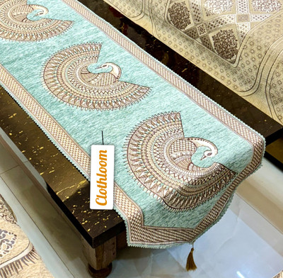 Clothloom Multicolor 183 cm Table Runner(Chenille)
