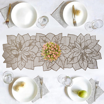 Heart Home Gold 92 cm Table Runner(PVC)