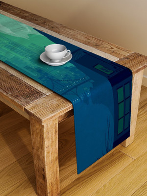 Alina decor Multicolor 125 cm Table Runner(Polyester)