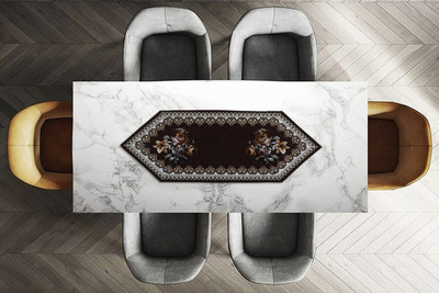 DPA Collection Brown 86 cm Table Runner(Linen)
