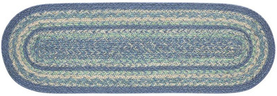 dithreadedcraft Blue 91 cm Table Runner(Cotton)