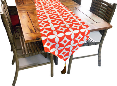 VIREO Multicolor 177 cm Table Runner(Polyester)