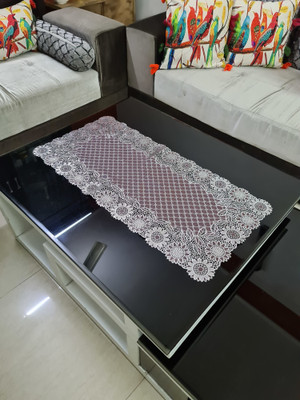SHRI MAHAVIR IMPEX Multicolor 40 cm Table Runner(Vinyl)