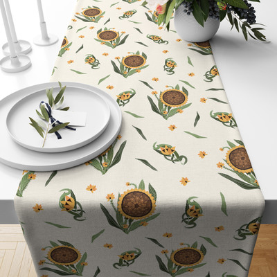 ASTITVA Multicolor 114 cm Table Runner(Cotton)