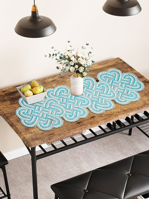 Hawamahal Multicolor 90 cm Table Runner(Polyester)