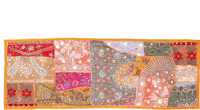 Ravaiyaa - Attitude Is Everything Orange 155 cm Table Runner(Cotton)
