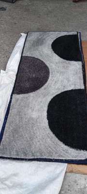 NCEXTILES Black 60 cm Reversible Table Runner(Polyester)