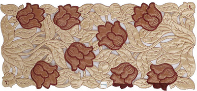 HOMESTIC Gold 85 cm Table Runner(Cotton)