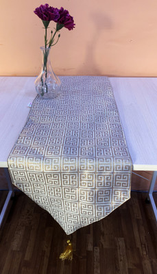 VIREO Beige 178 cm Table Runner(Jacquard)