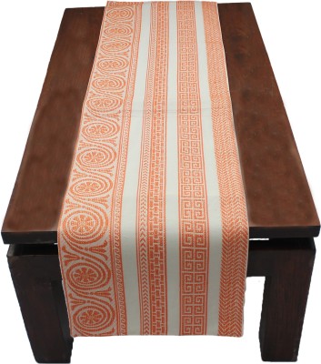 Dekor World Orange 180 cm Table Runner(Cotton)