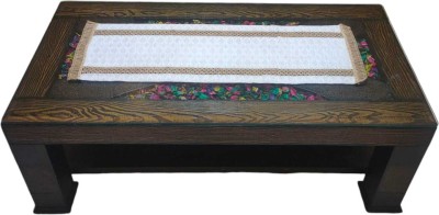 DECOLOGY White 83 cm Table Runner(Cotton)