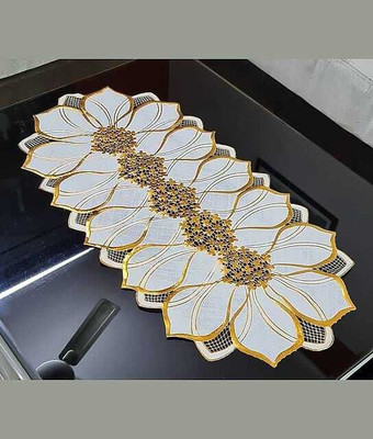 Univara Gold 81 cm Table Runner(PVC)