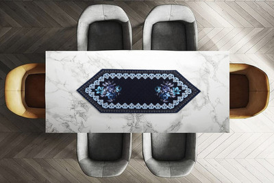 DPA Collection Blue 86 cm Table Runner(Linen)
