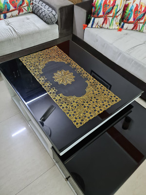 SHRI MAHAVIR IMPEX Multicolor 40 cm Table Runner(PVC)