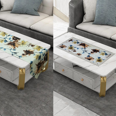Adakriti Creations Multicolor 182 cm Table Runner(Polyester)