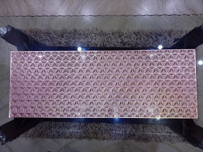 Dakshya Industries Maroon 91 cm Table Runner(PVC)