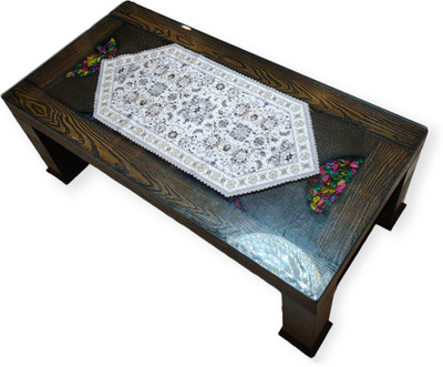 MONKDECOR Grey 83 cm Table Runner(Velvet)