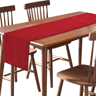 KUBER INDUSTRIES Maroon 182 cm Table Runner(Cotton)
