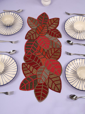 Aaditya Exports Multicolor 91.44 cm Table Runner(Polyester)