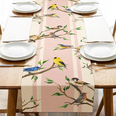 SUBHUSHA Multicolor 72 cm Table Runner(Polyester)
